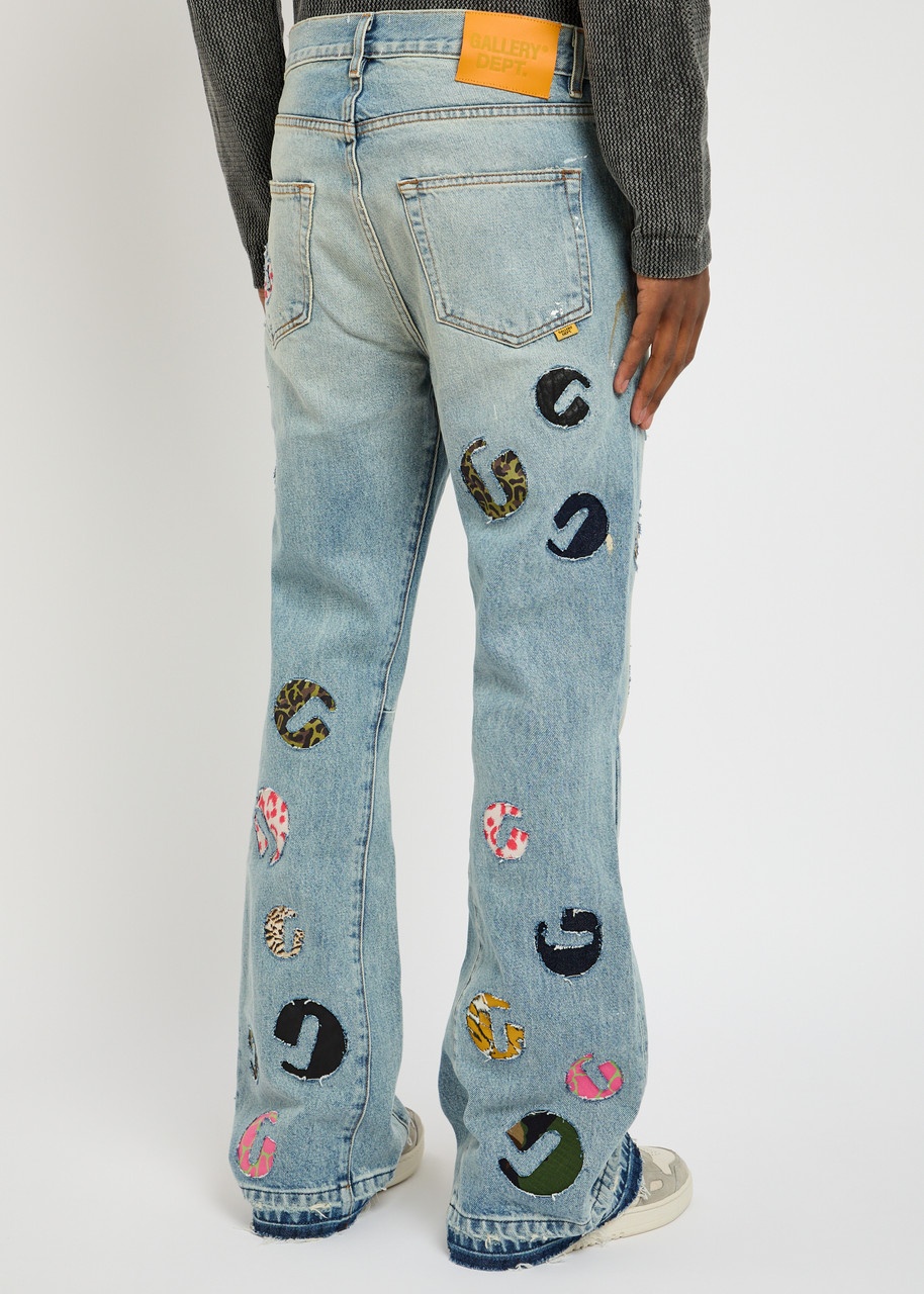 Gallery Dept. Time La Flare Patchwork Flared-leg Jeans - 3