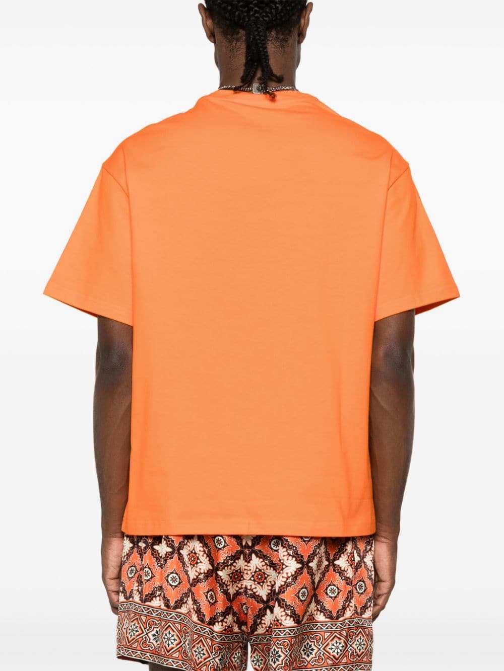 logo-print cotton T-shirt - 4