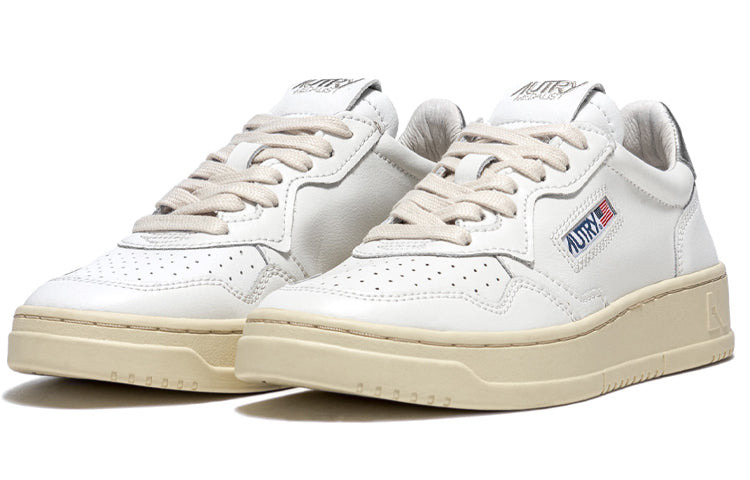 Autry Medalist Leather Low 'White Silver' AULM-LL05 - 2