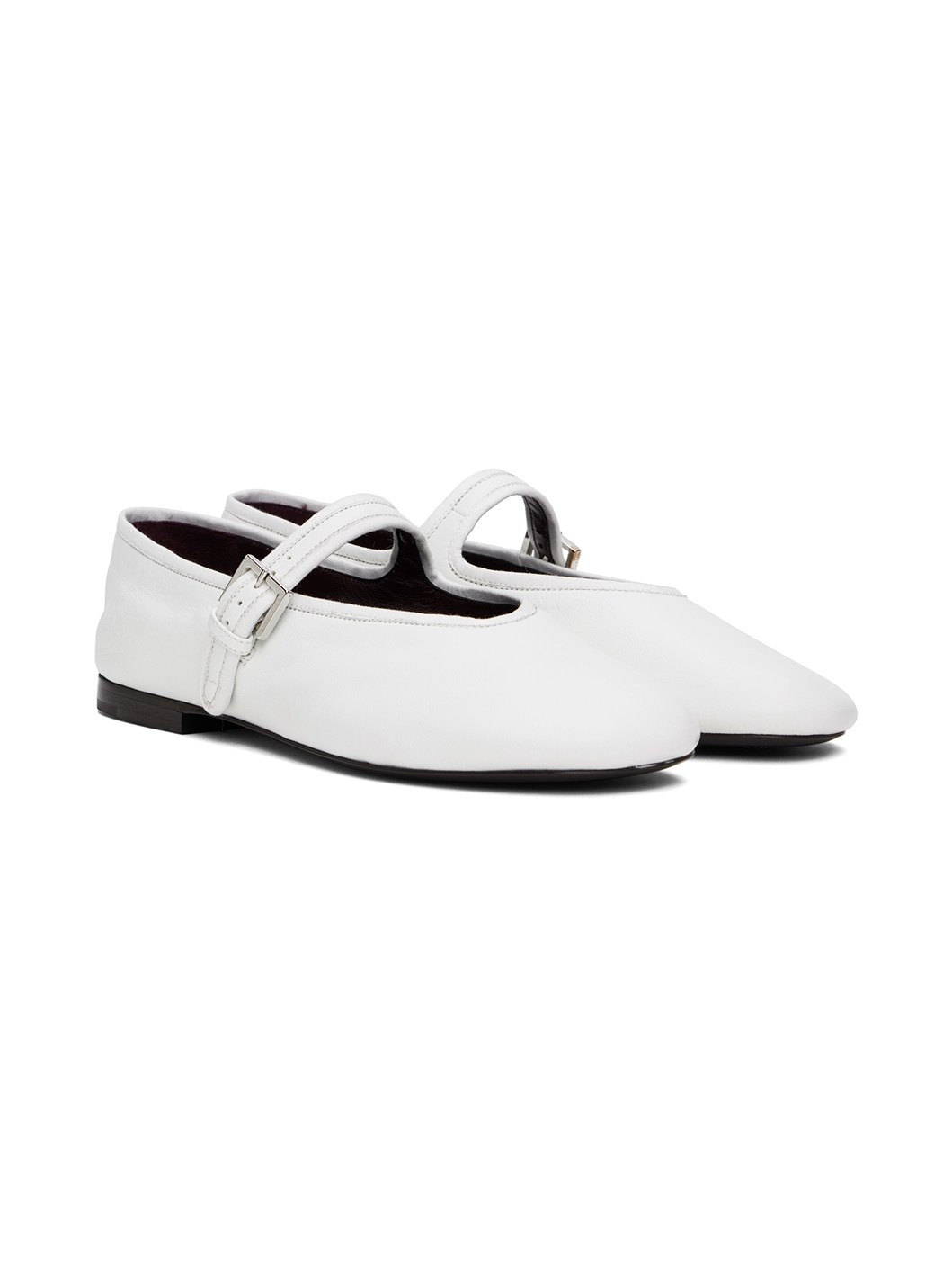White Boheme MJ Ballerina Flats - 4