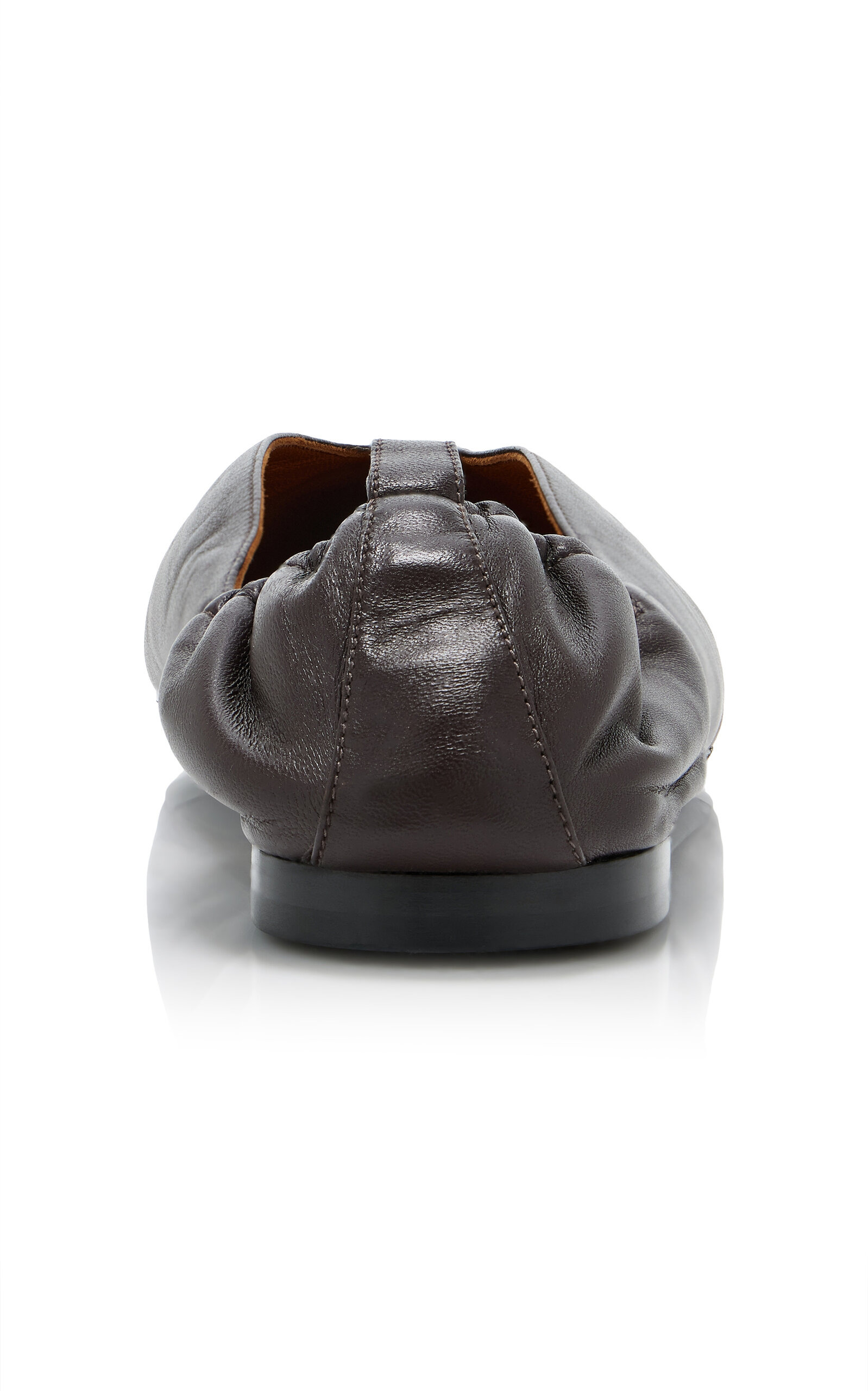 Leather Ballet Flats brown - 5