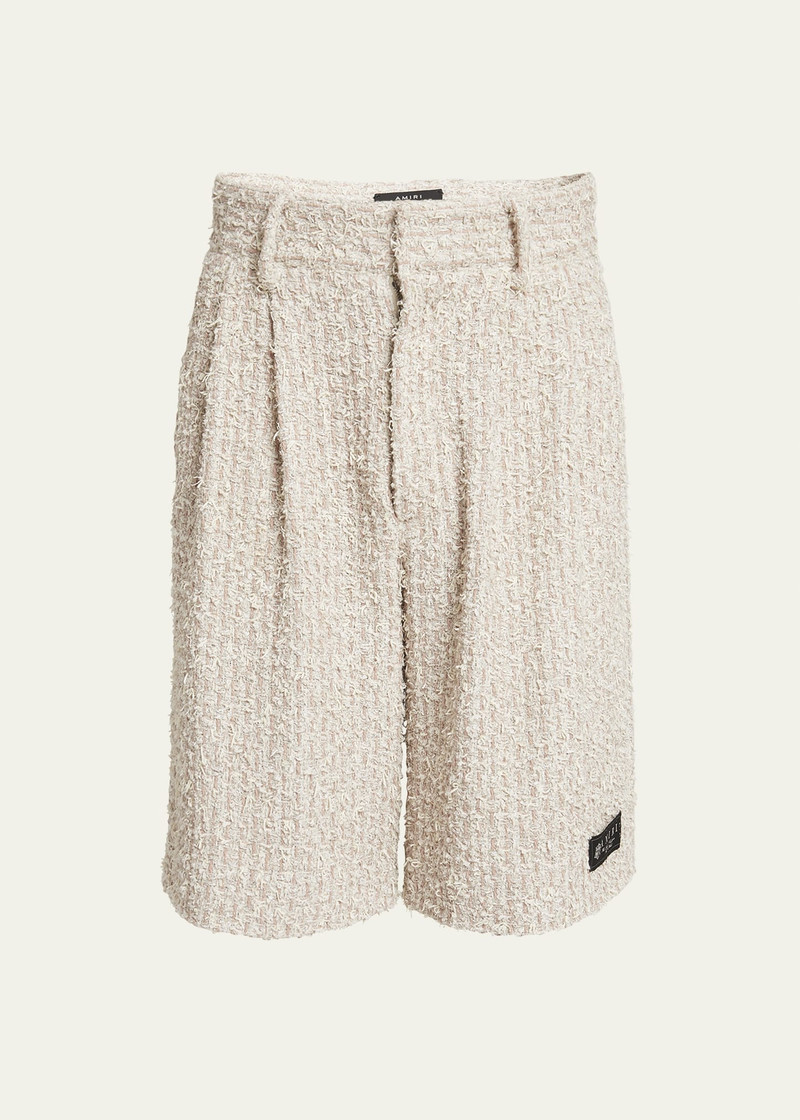 Men's Boucle Tweed Skater Shorts 1