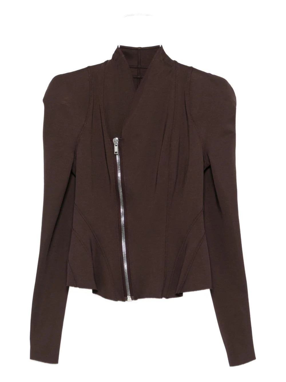 pleat-detail jacket - 1