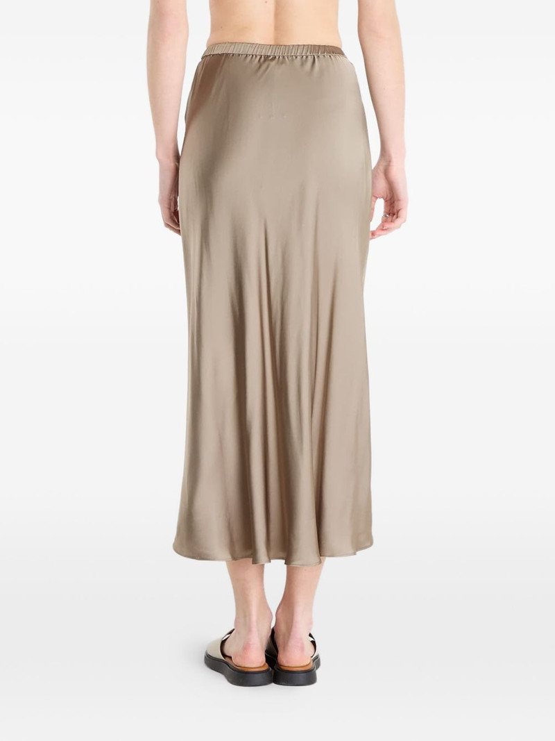 elasticated-waist midi skirt 4