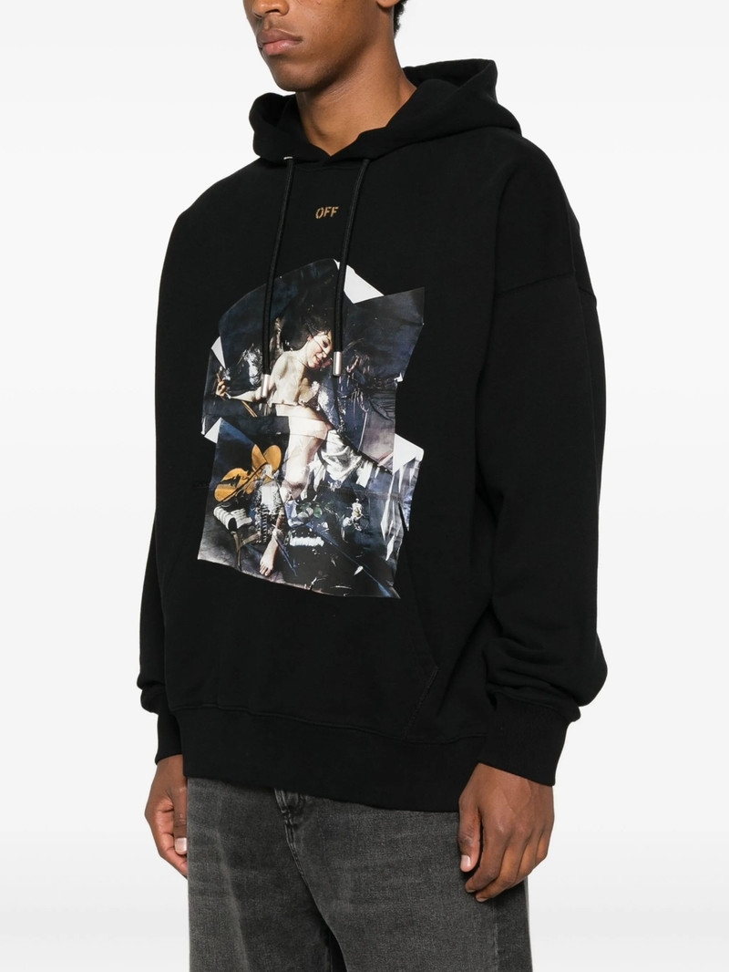 Off-White Off-white Artwork-print Hoodie outlook