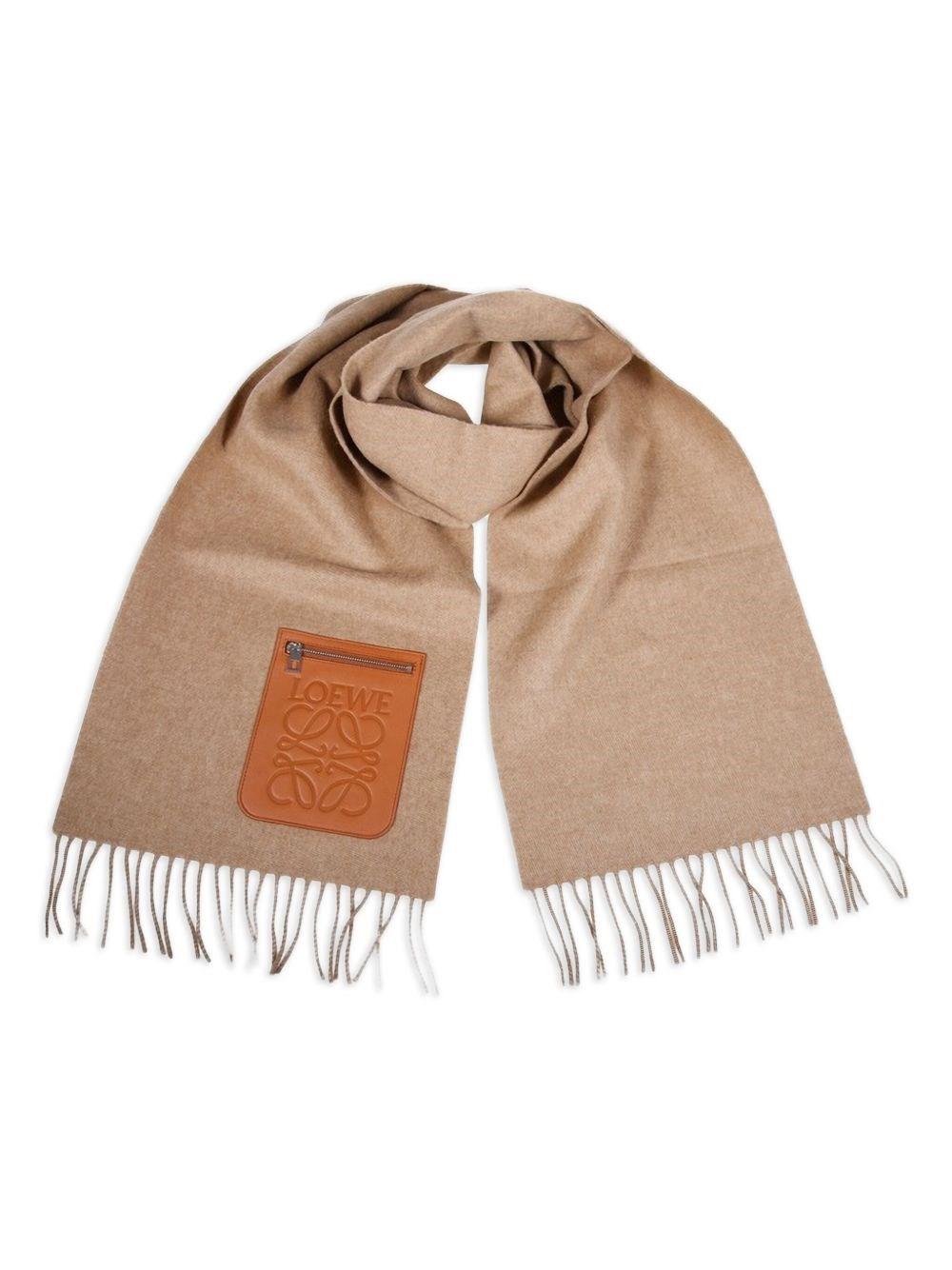 Wool and cashmere scarf - 2