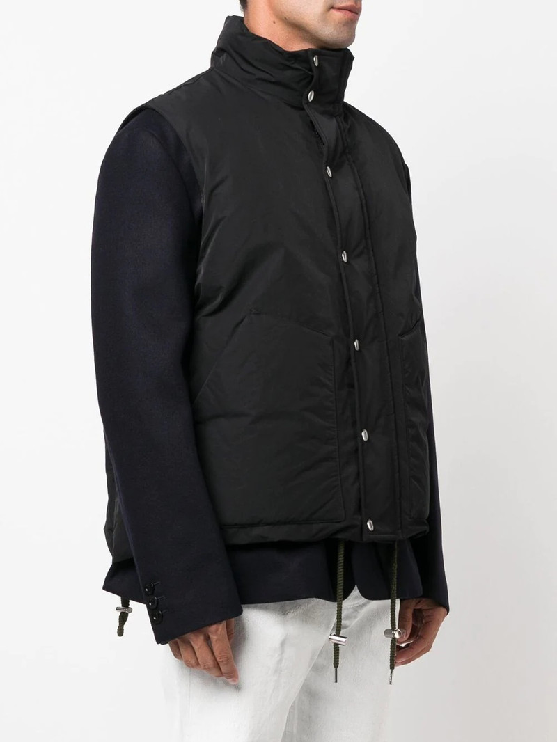 double-layer gilet wool jacket 3