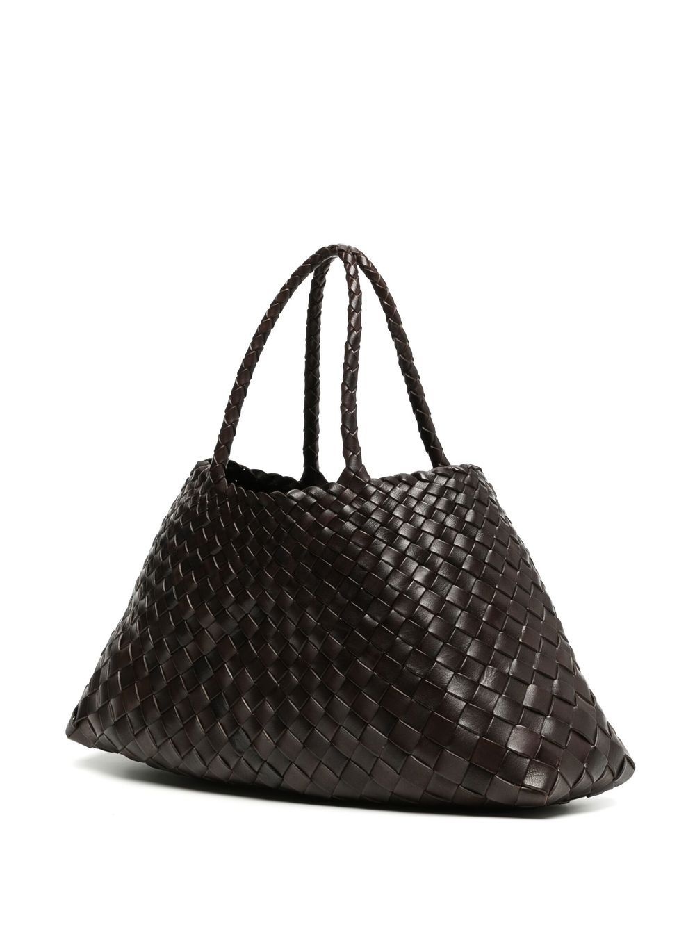 Santa interwoven leather bag - 3
