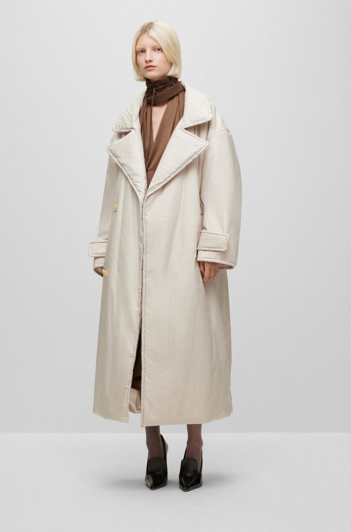 RELAXED-FIT COAT IN PADDED COTTON - 5