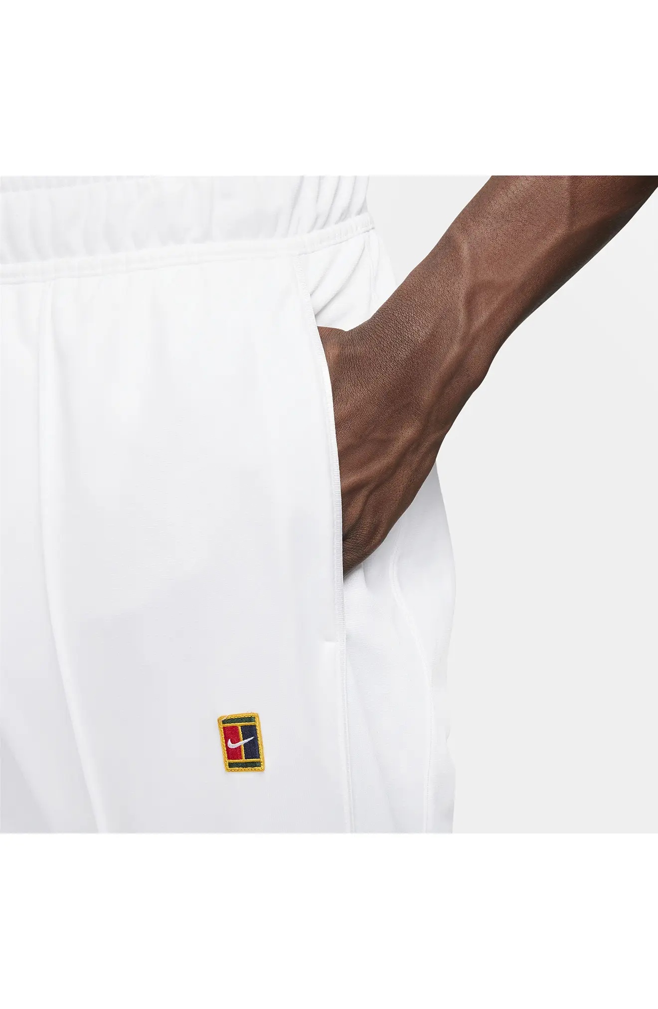 Court Recycled Tennis Pants in White/White/White - 4