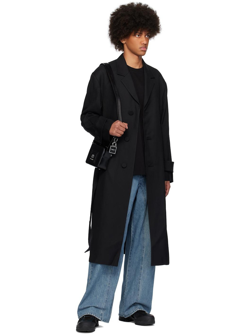 Wooyoungmi Blue Banded Wide Jeans outlook