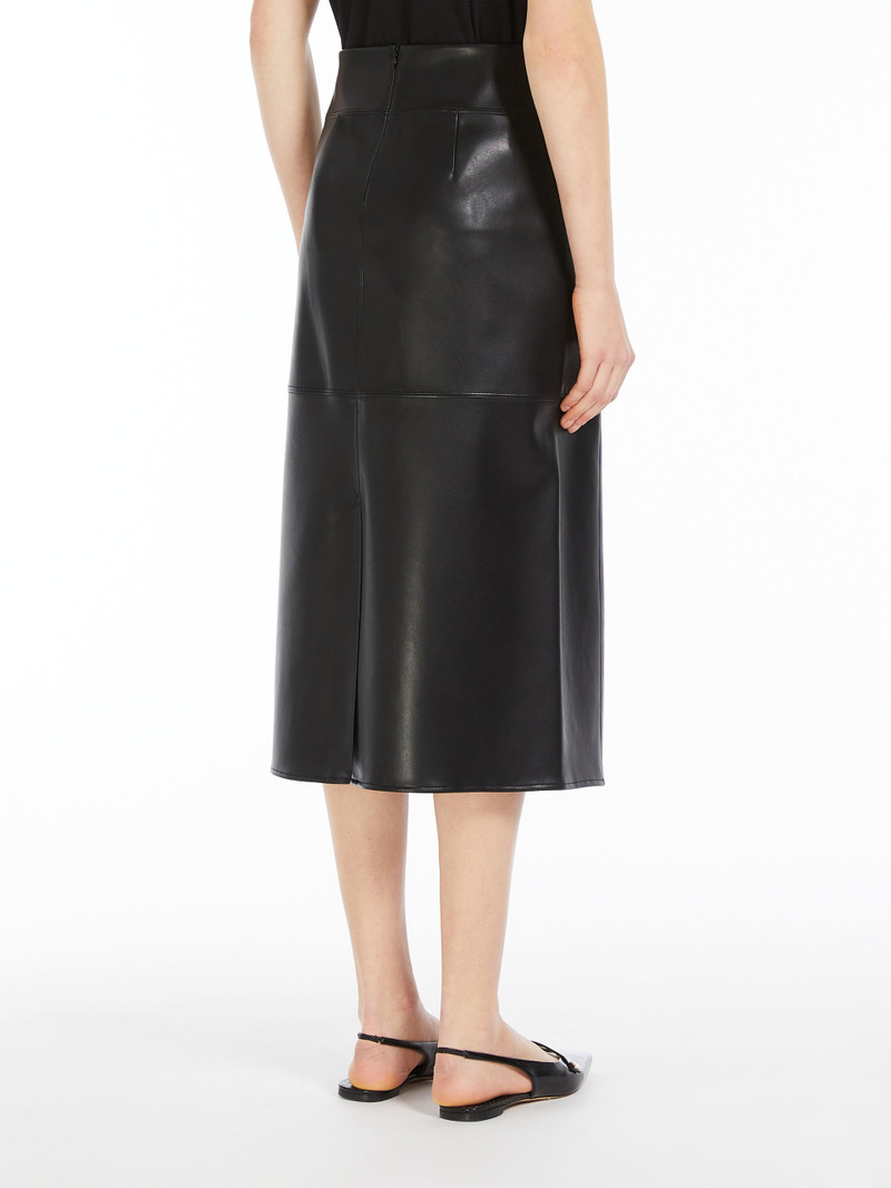 RIMINI Coated fabric skirt 4