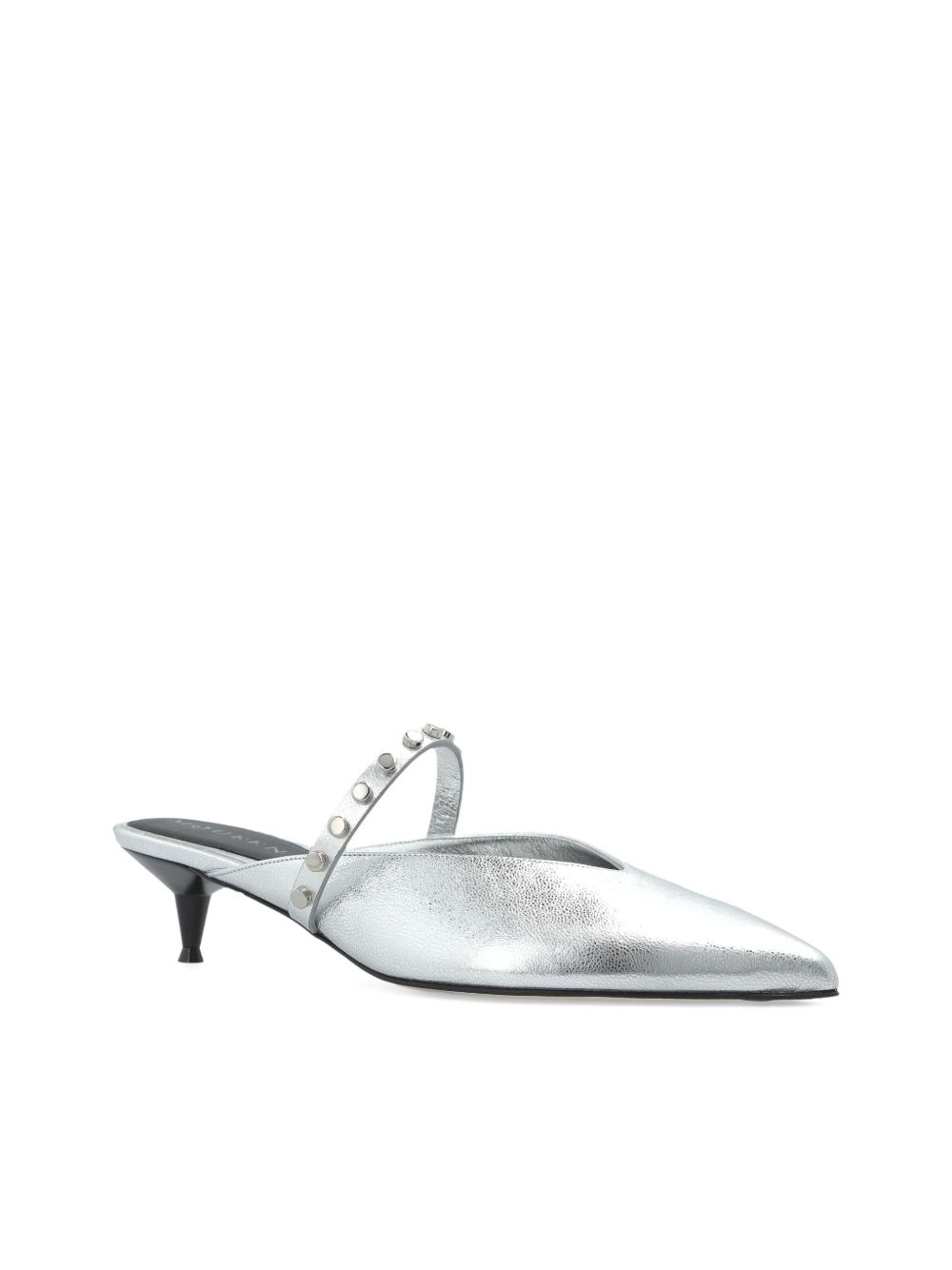 leather heeled pumps - 2