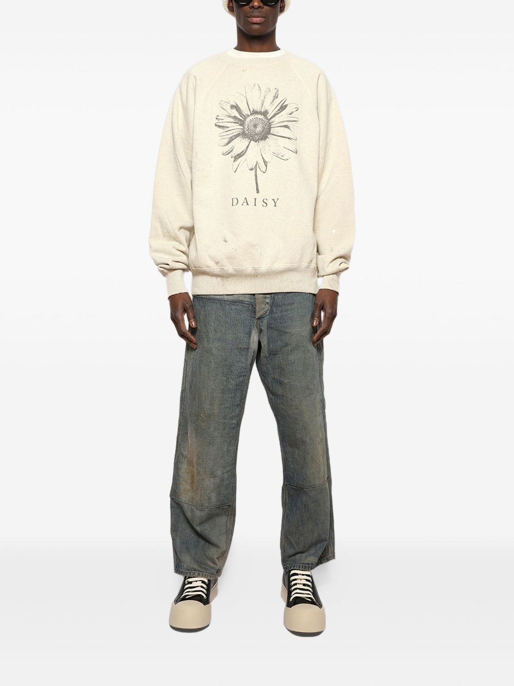 Daisy-print sweatshirt - 2