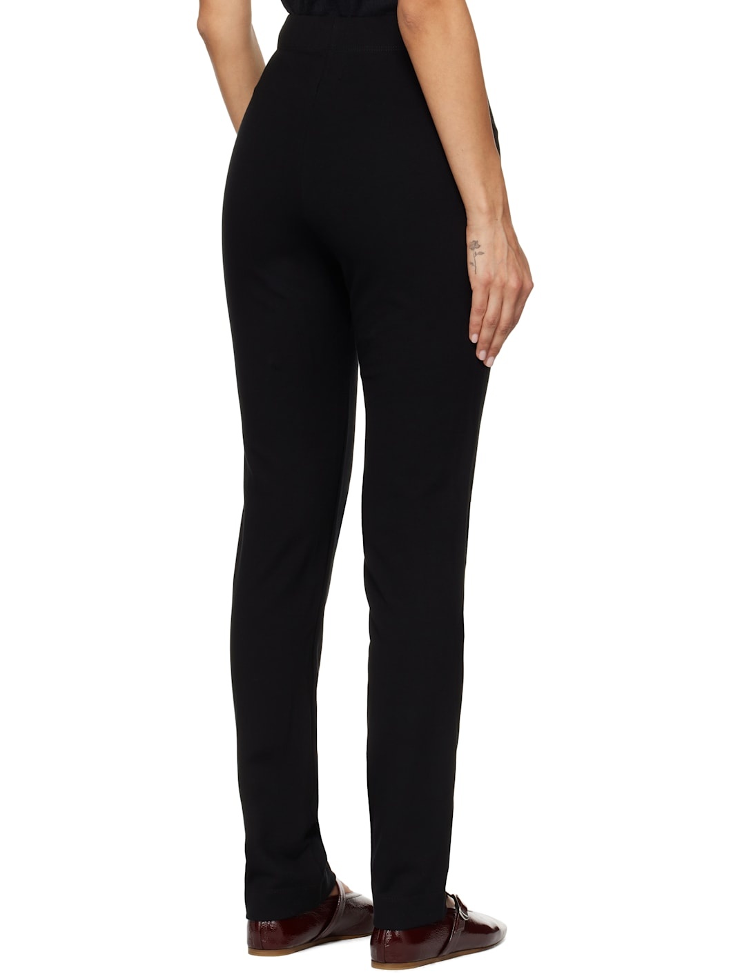 Black Rio Cigarette Trousers - 3