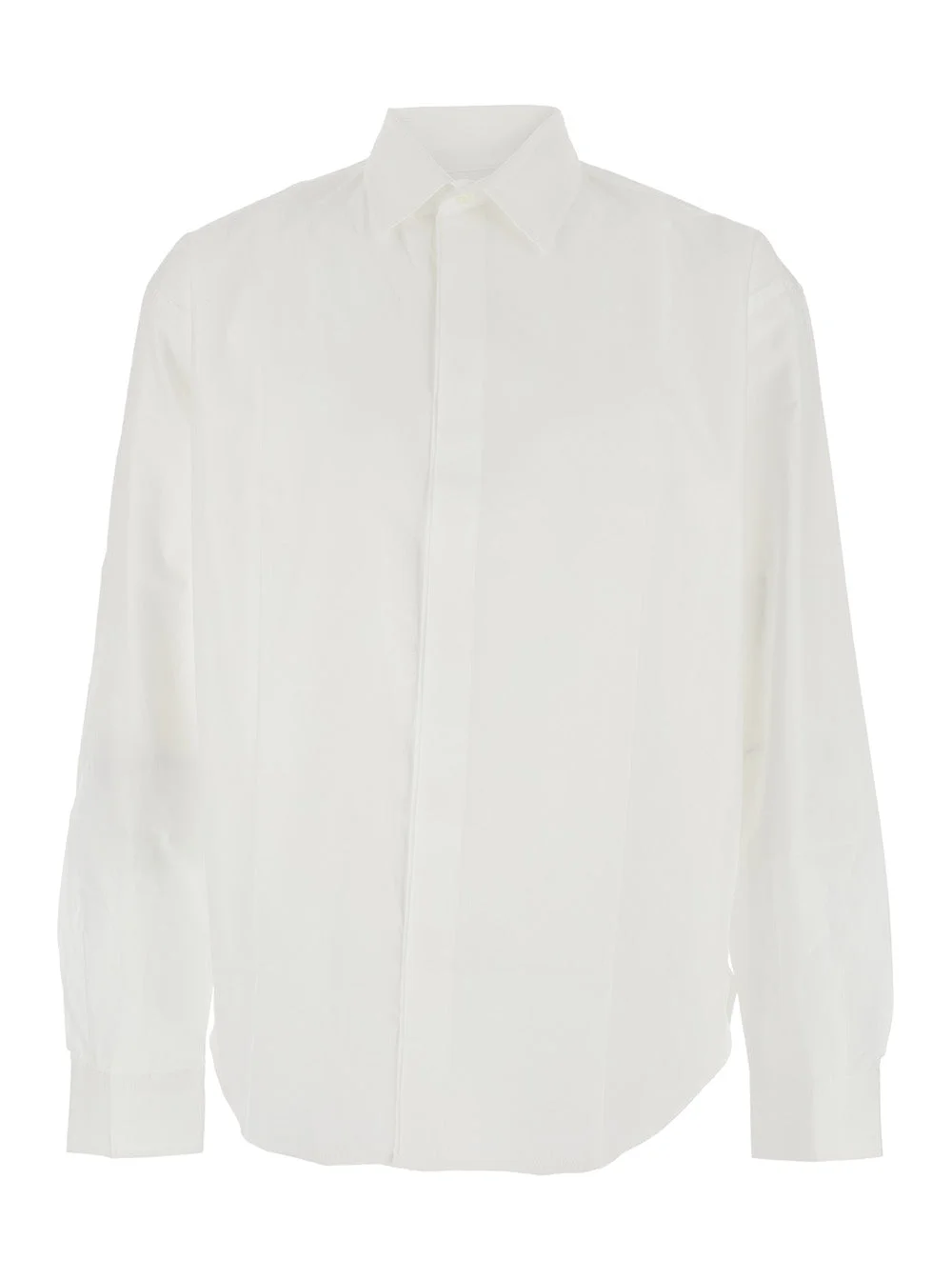 Jacquemus Men 'Henri' White Shirt With Lettering Logo On The Back In Cotton Man - 1