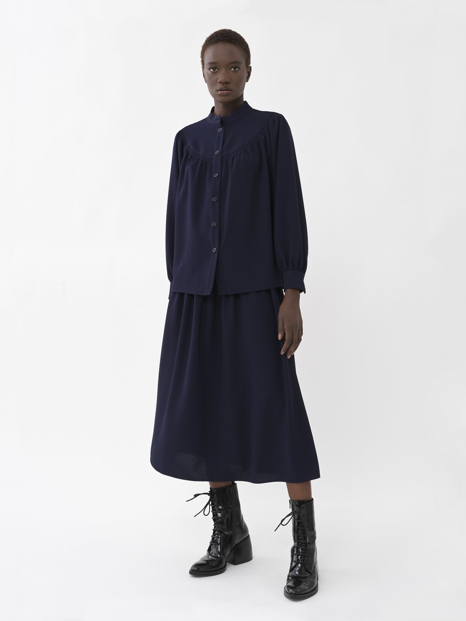 SMOCKED BLOUSE - 2