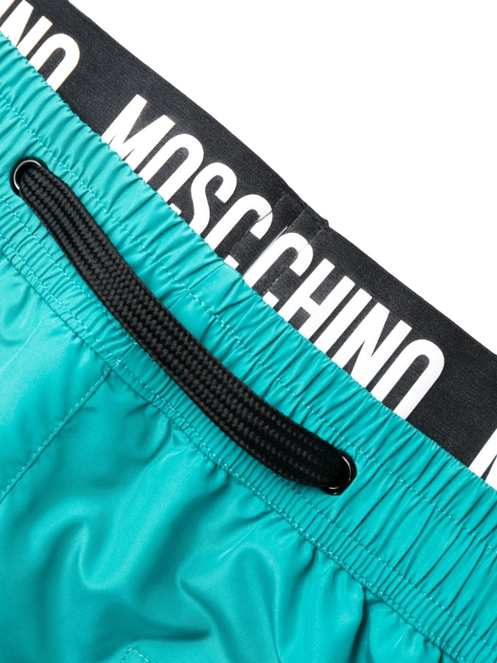 logo-waistband beach shorts - 3