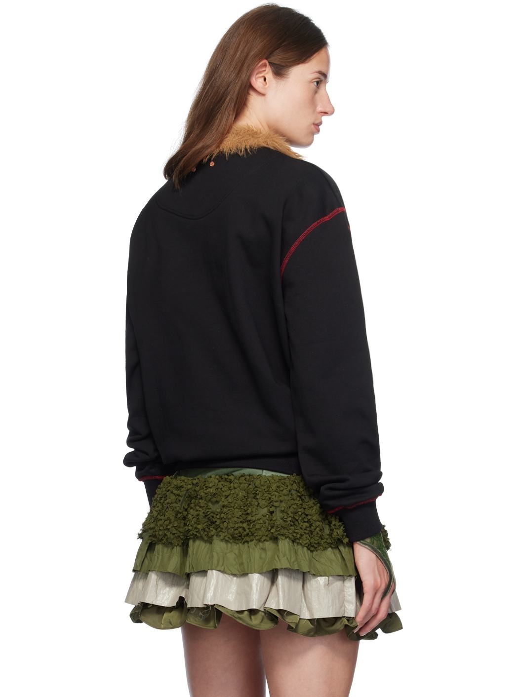 Black Essential 'ADSB' Fiore Sweatshirt - 3