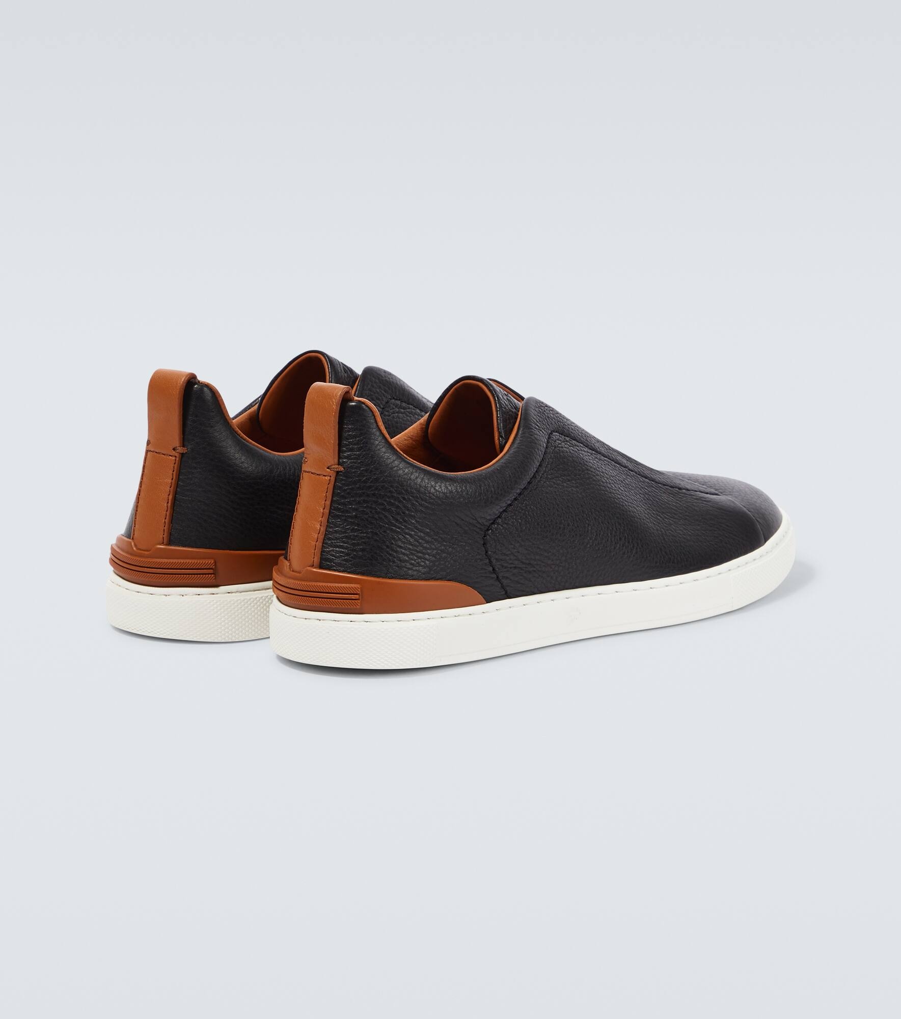 Triple Stitch leather sneakers - 6