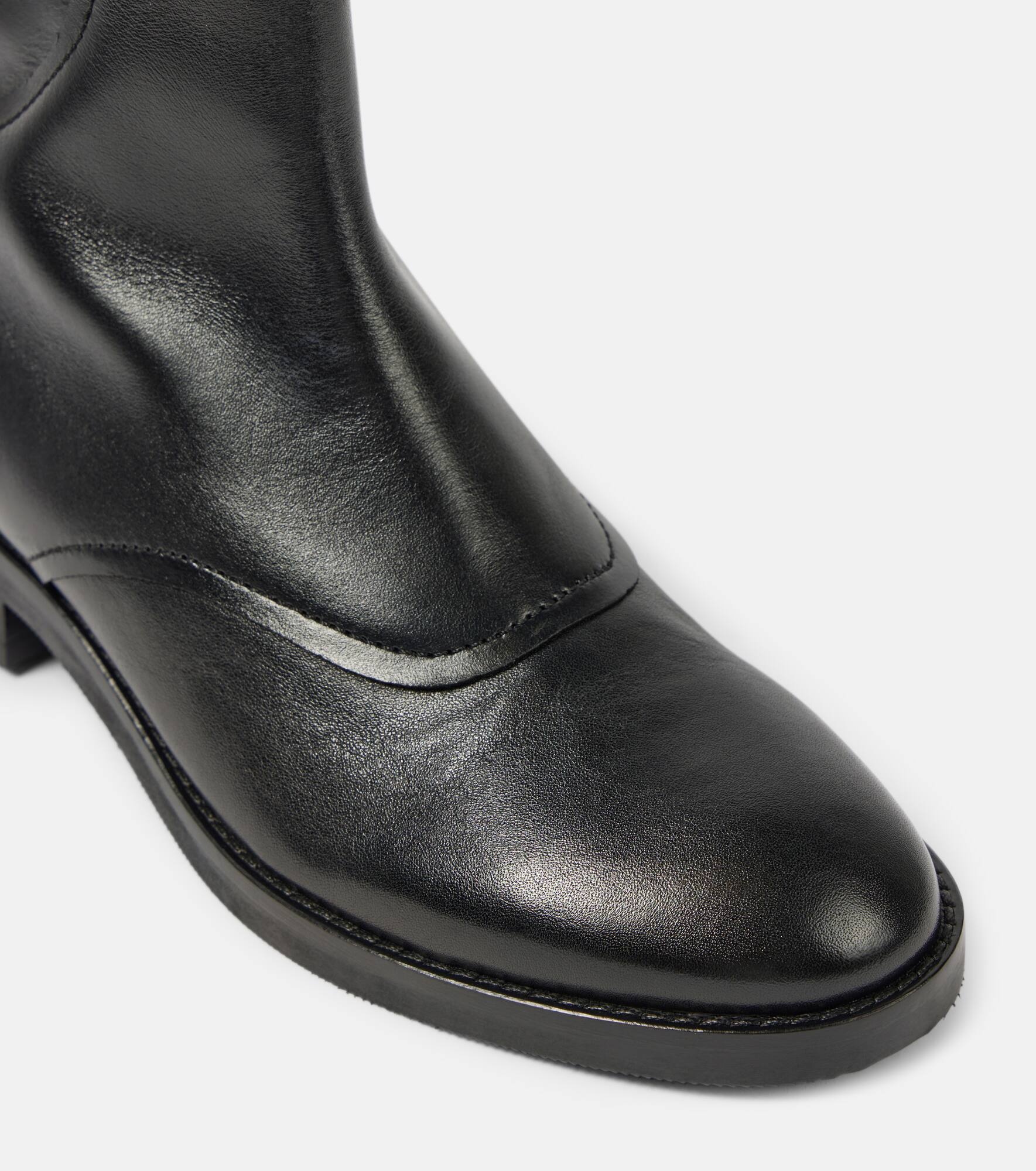 Tassel leather knee-high boots - 6