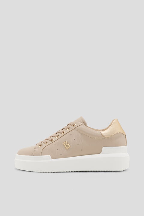 Hollywood Sneaker in Beige/Platinum - 1