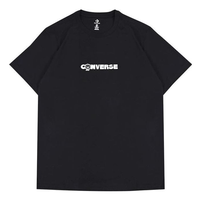 Converse Earth Moon Sun Short Sleeve T-shirt 'Black' 10025277-A01 - 1