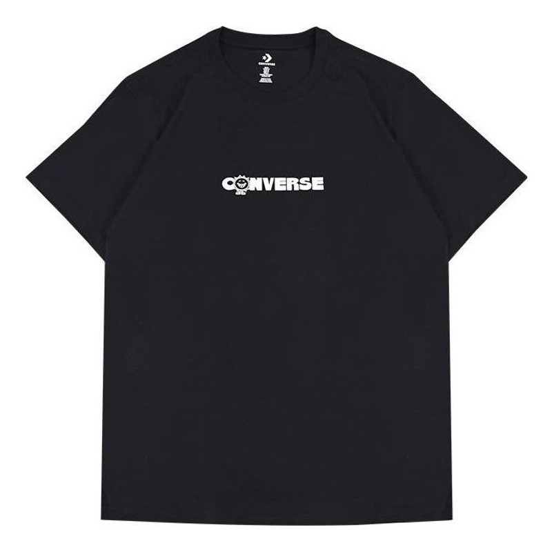 Converse Earth Moon Sun Short Sleeve T-shirt 'Black' 10025277-A01 - 1