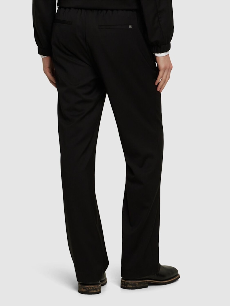 Wool relaxed pants - 3