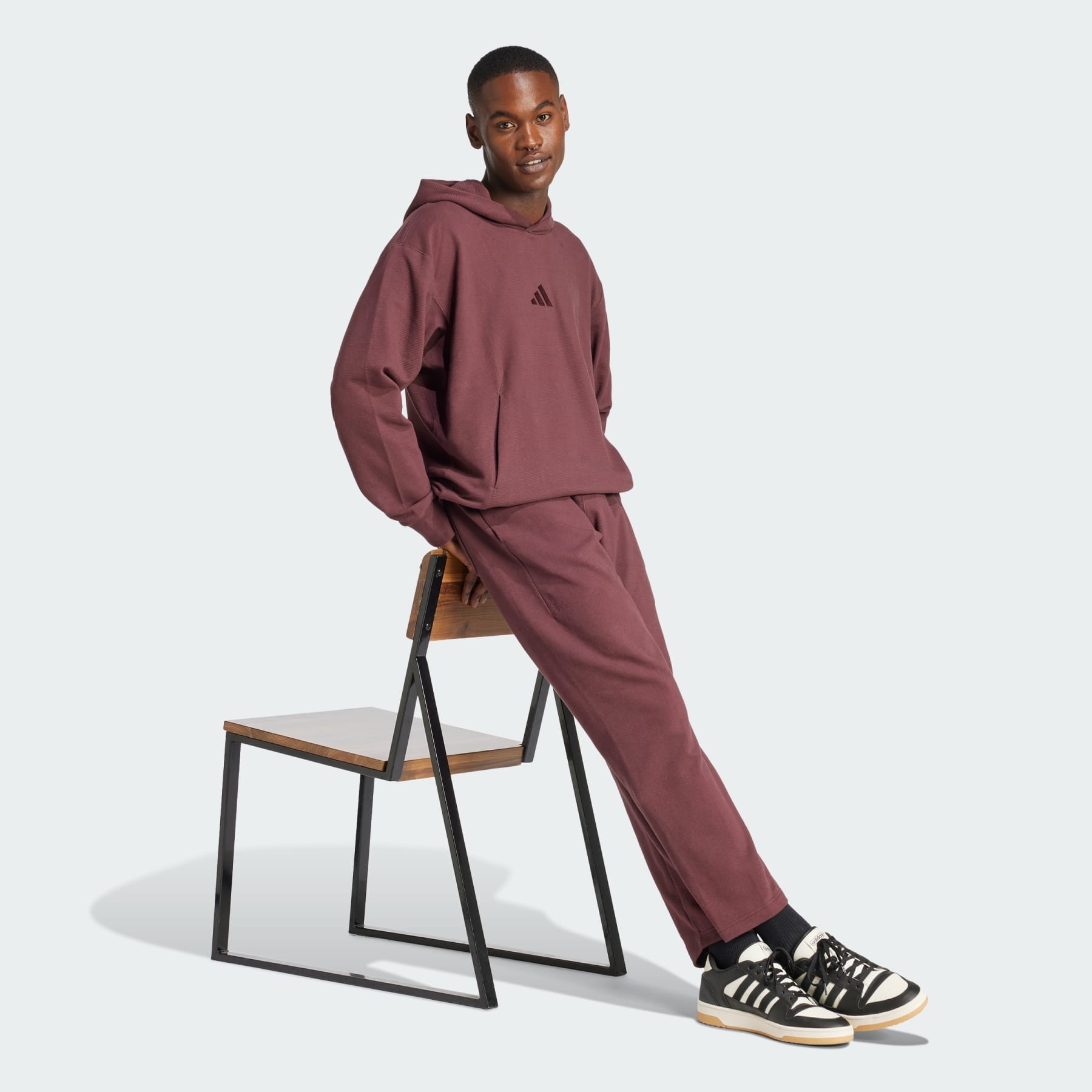 adidas Elevated ALL SZN Cloud Jersey Hoodie | REVERSIBLE