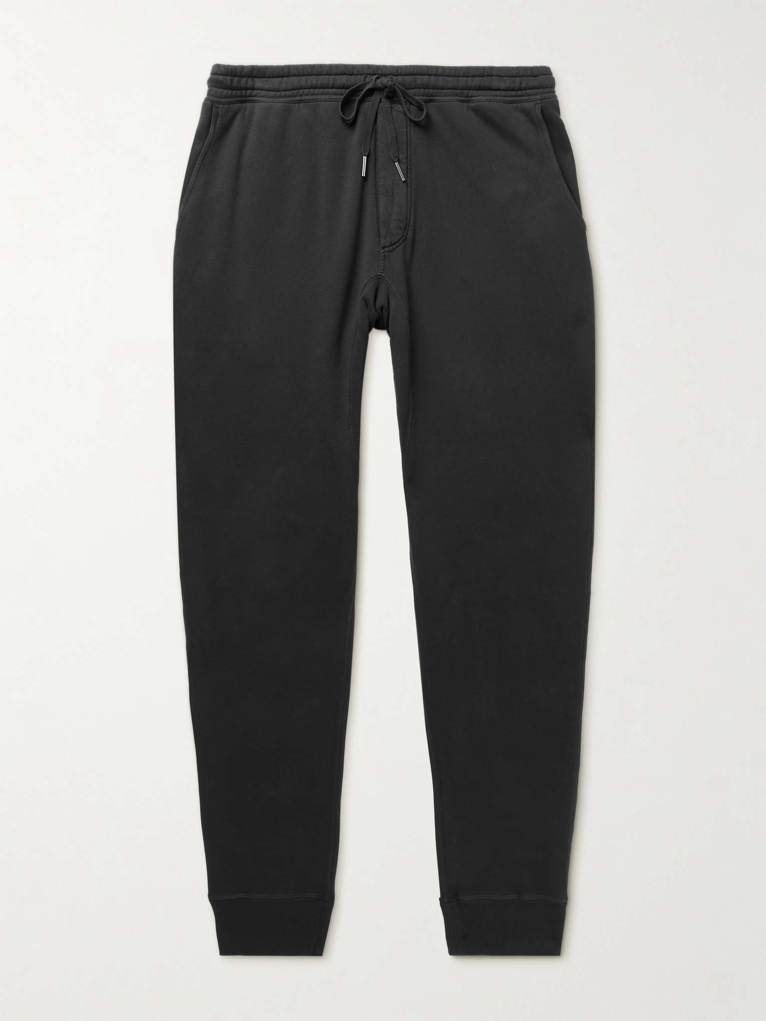 Tapered Garment-Dyed Cotton-Jersey Sweatpants - 1