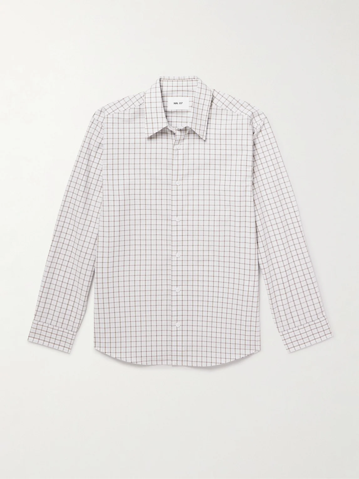 Quinsy 50070 Checked Organic Cotton-Poplin Shirt - 1