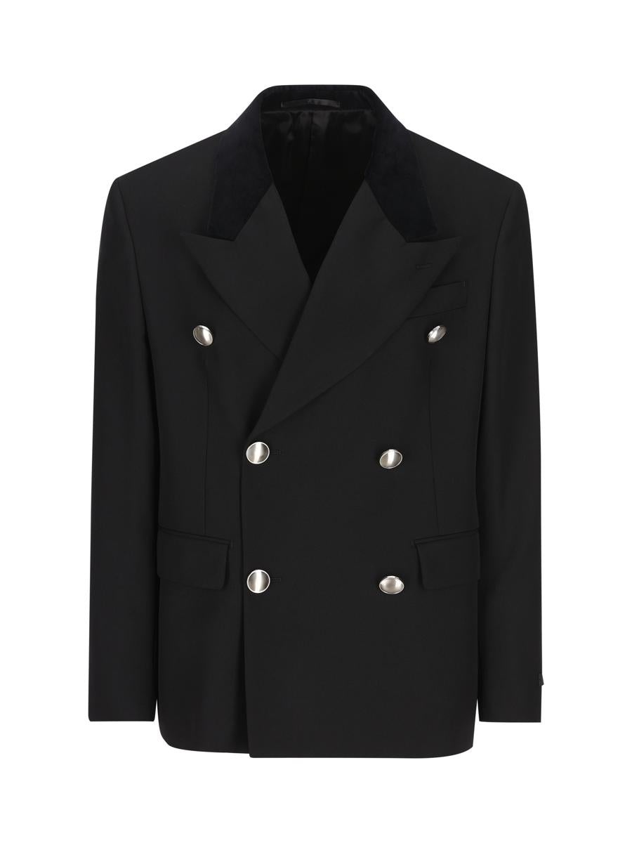ジャケット Prada Double-breasted jacket 0400021889611_BLACK?wid=600&