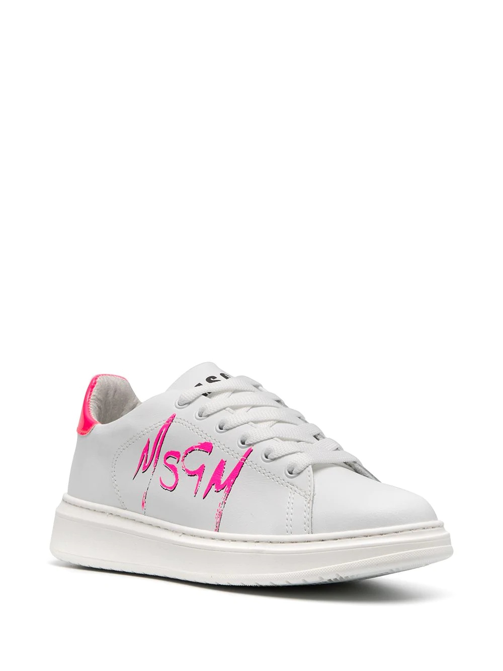 logo print sneakers - 2