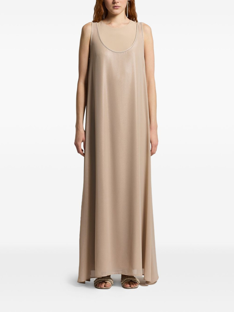 hammered satin dress 1