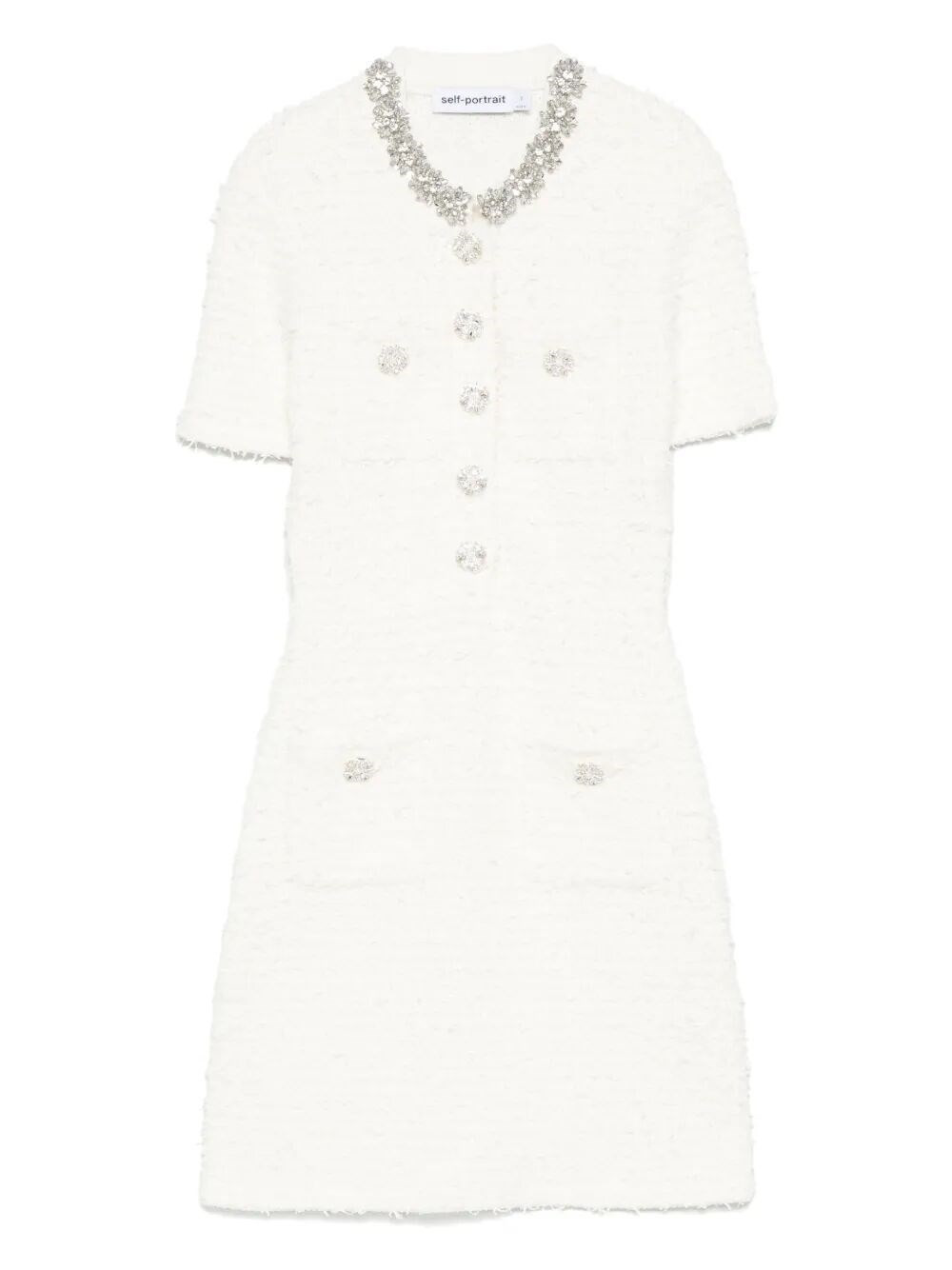 Textured Knit Mini Dress - 1