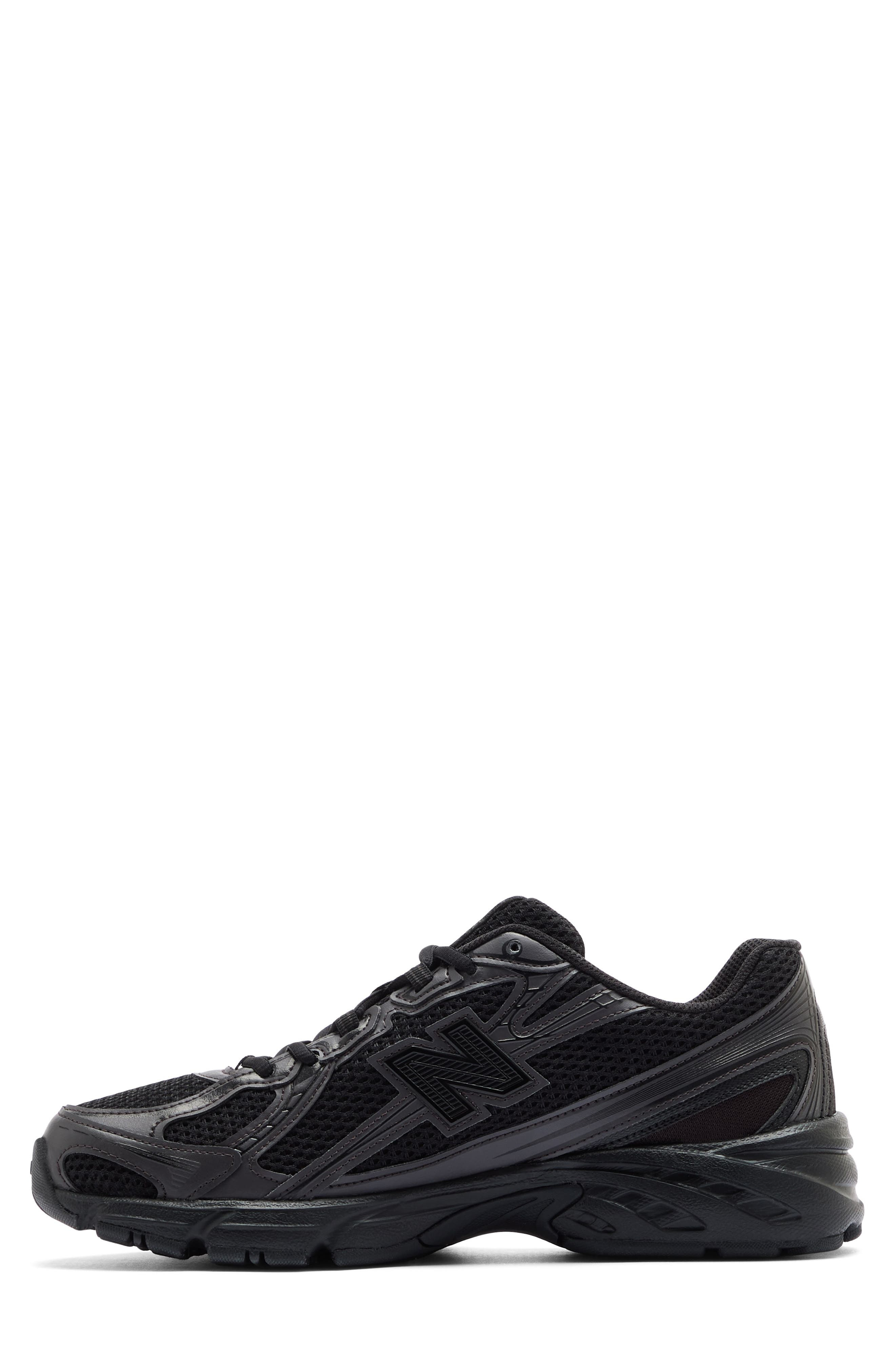 New Balance Gender Inclusive 740 Sneaker in Black /Black Cement at Nordstrom - 4