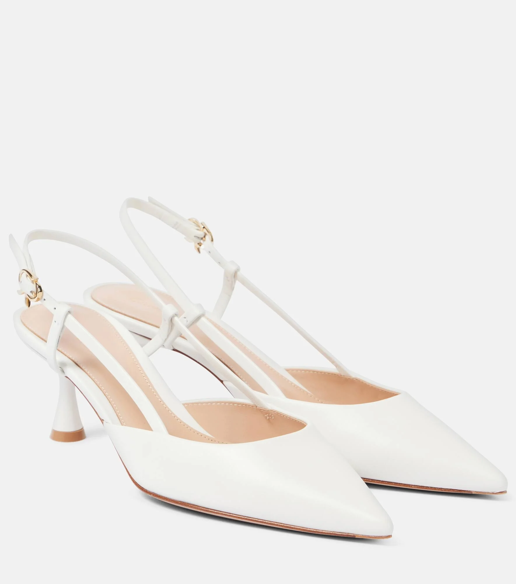 Bridal Ascent 55 leather slingback pumps - 1