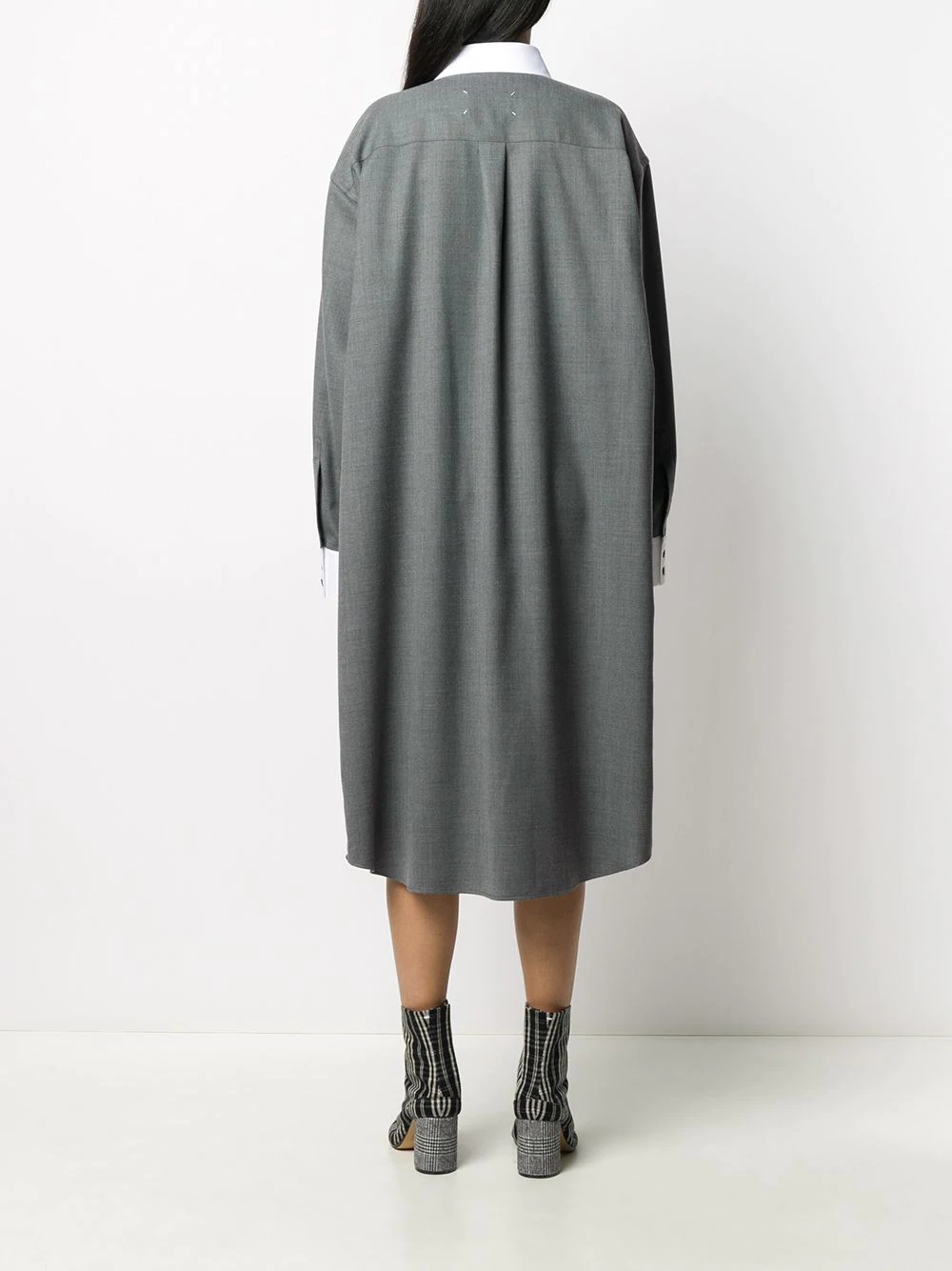 oversized shirt dress - 4