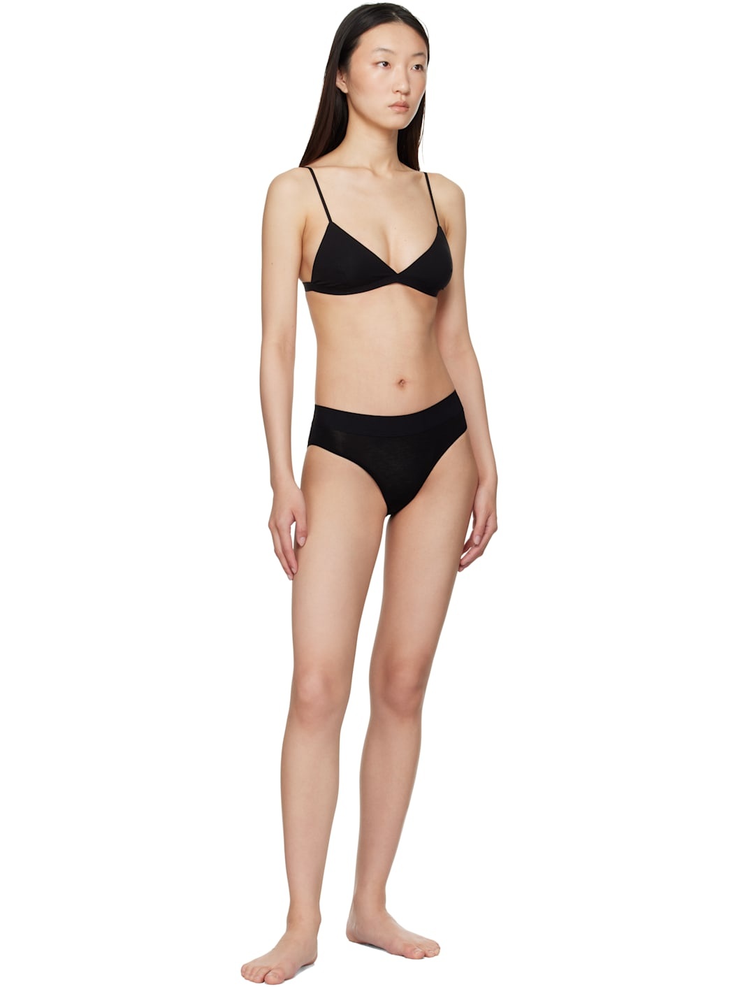 Two-Pack Black & Beige Mississippi Bras - 5