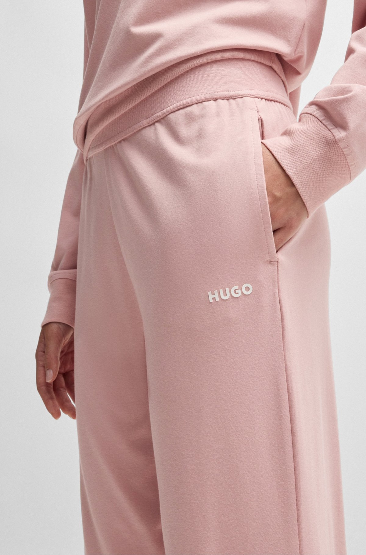 RELAXED-FIT TRACKSUIT BOTTOMS WITH PRINTED LOGO - 4