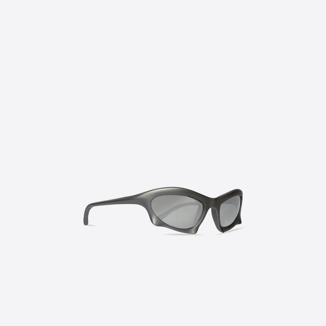 Bat Rectangle Sunglasses  in Silver - 4