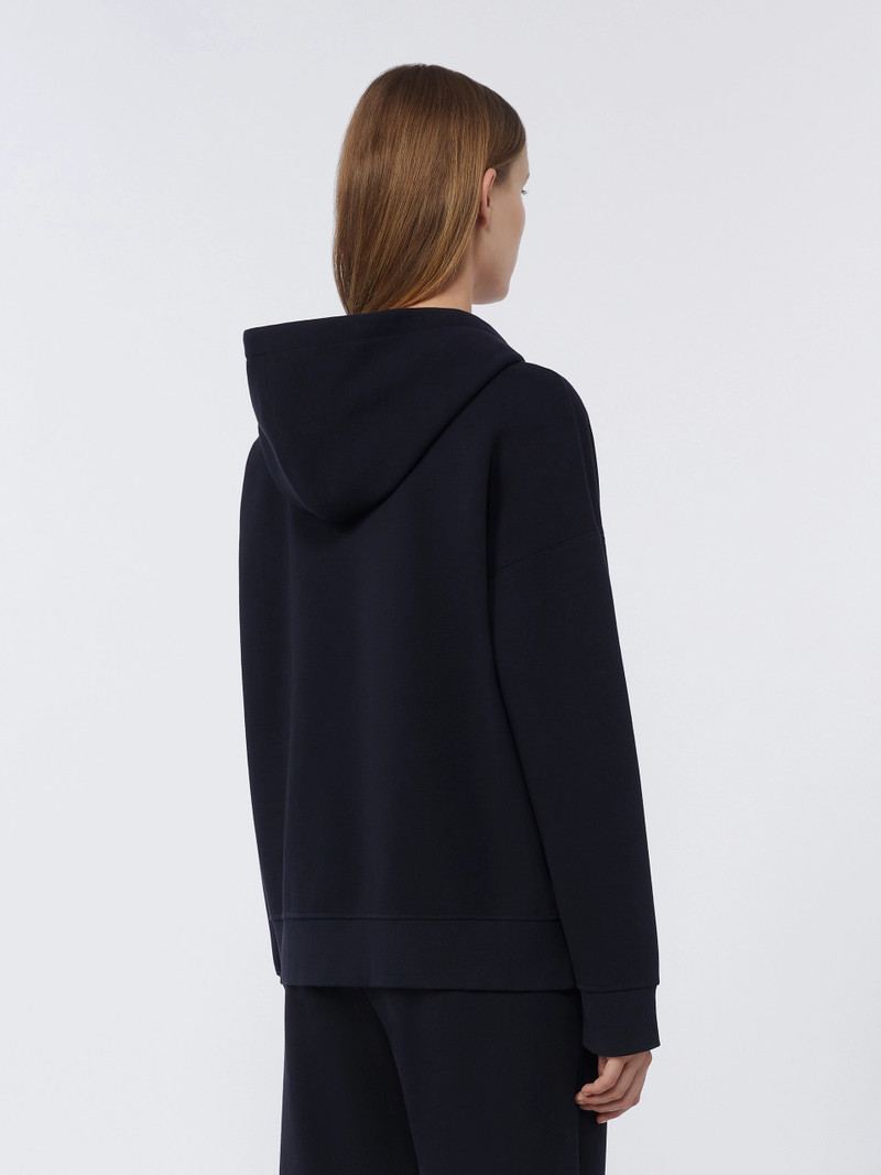 JOUR Technical jersey zip-up sweatshirt - ULTRAMARINE 4