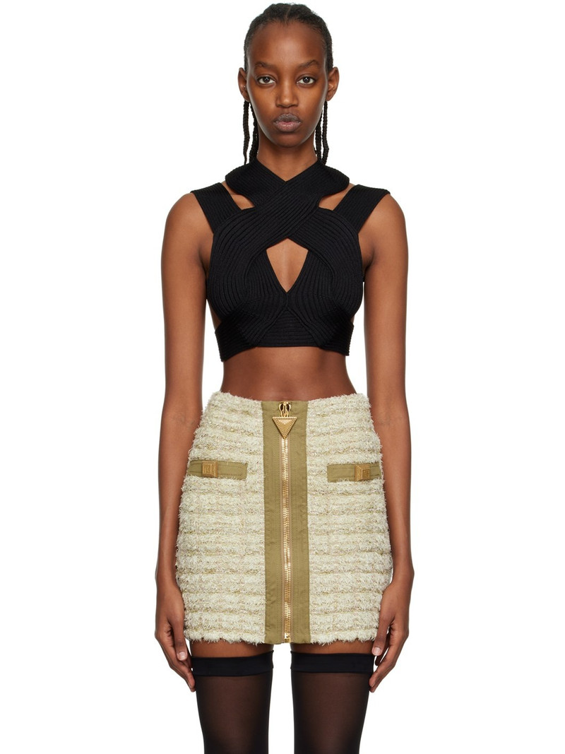 Black Halter Neck Camisole 1