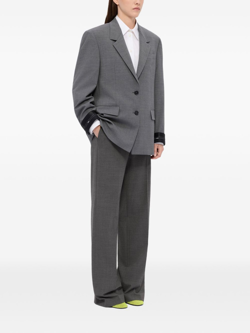 wide-leg waistband trousers 3