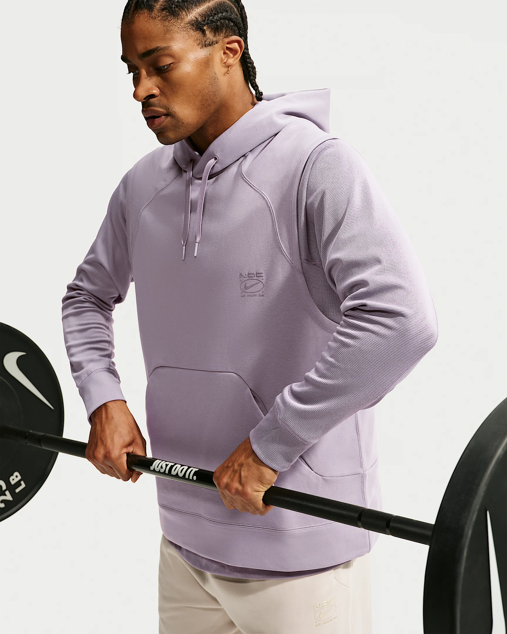 Nike N.A.C. Men's Dri-FIT Fleece Sleeveless Training Hoodie - 1