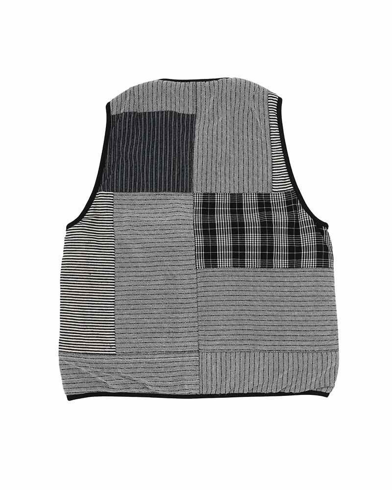 visvim IRIS LINER VEST P.W. (H.W.) BLACK outlook