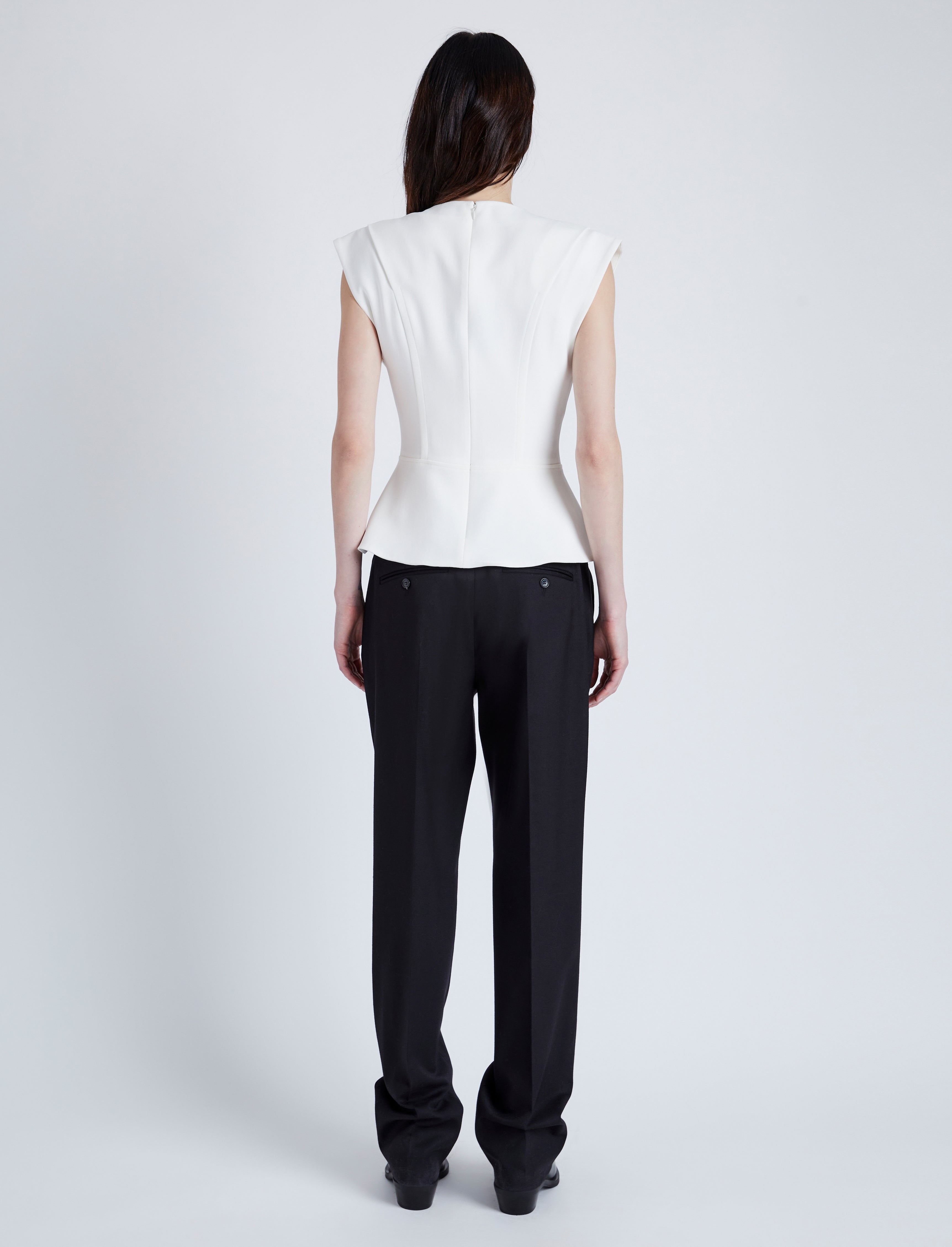 Janet Top in Matte Viscose Crepe - 5