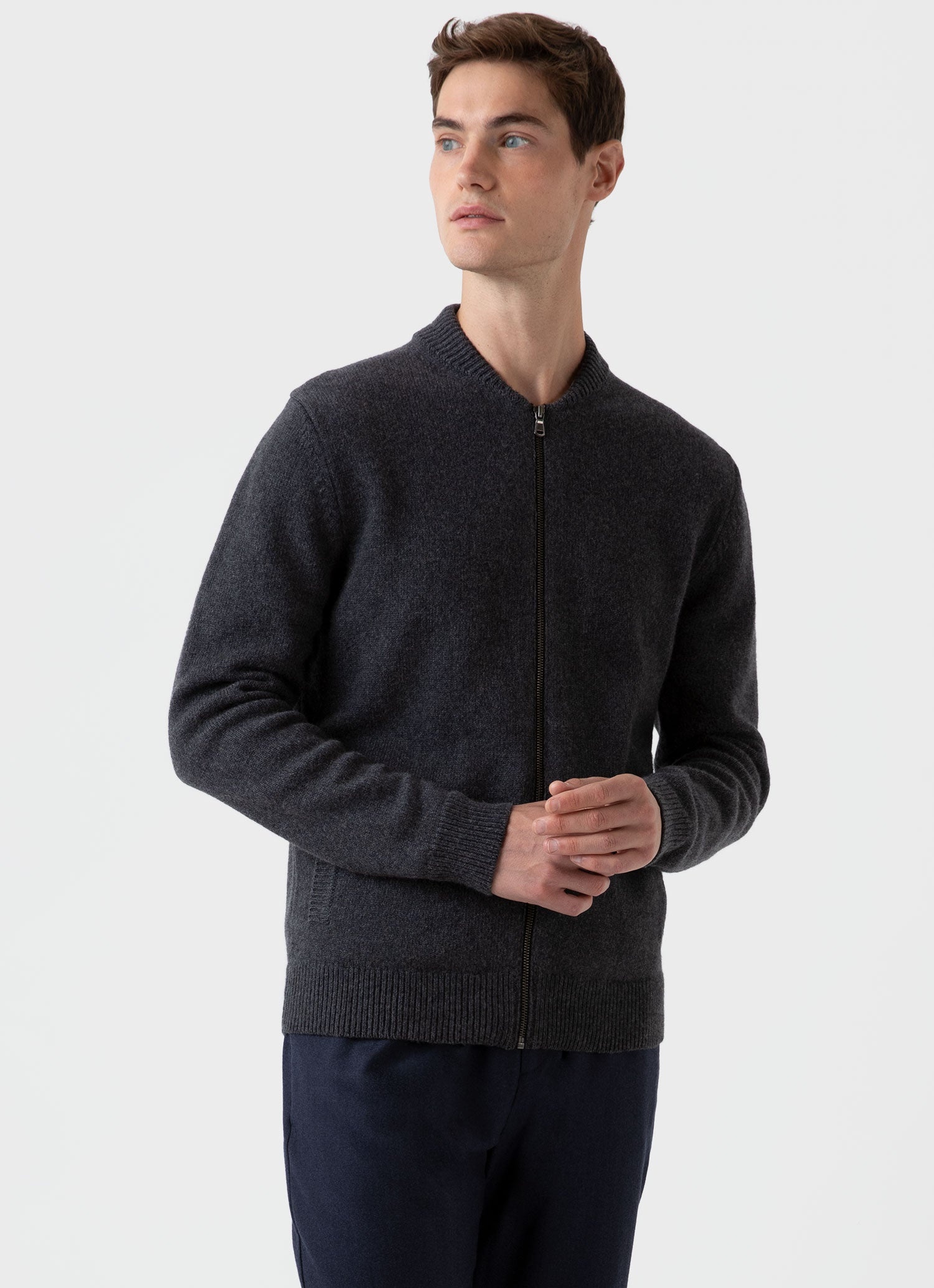 Knit Bomber Jacket - 2