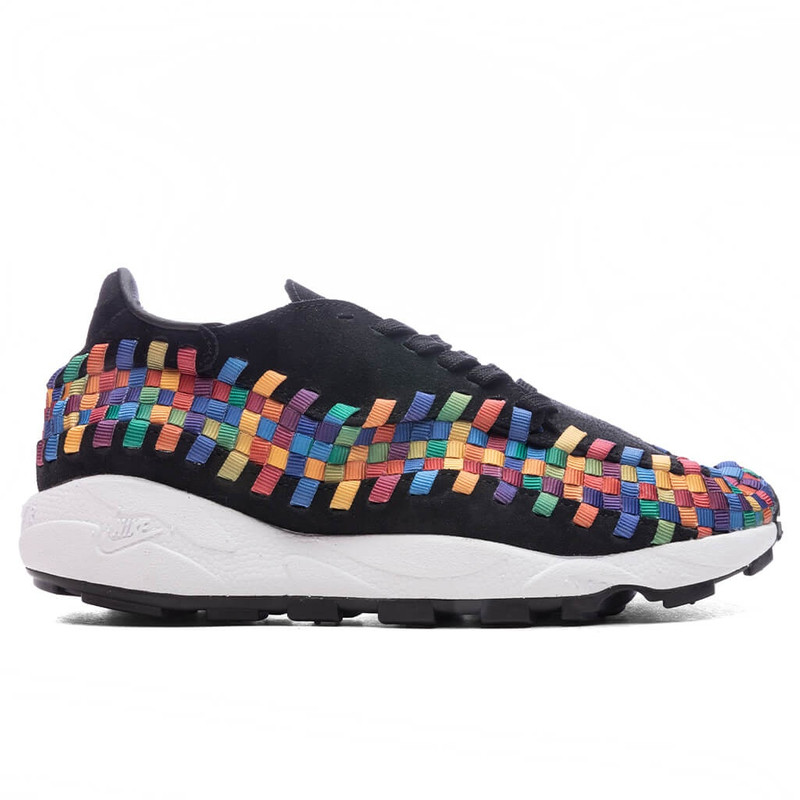 WOMEN'S AIR FOOTSCAPE WOVEN - BLACK/BLACK/WHITE - 1
